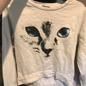 Snow leopard sweatshirt